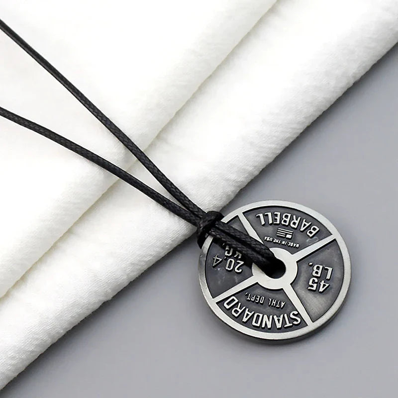 Weight Disc Necklace