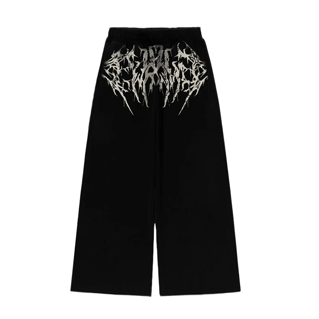 Dark Scrip Baggy Pants